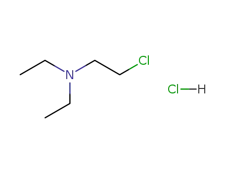 Molecular Structure of 869-24-9 (2-Diethylaminoethylchloride hydrochloride)
