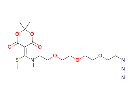 5-(15-azido-7,10,13-trioxa-2-thia-4-azapentadecan-3-ylidene)-2,2-dimethyl-1,3-dioxane-4,6-dione