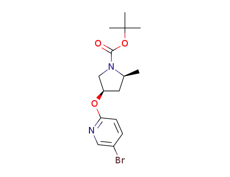 tert-butyl (2S,4R)-4-[(5-bromo-2-pyridyl)oxy]-2-methylpyrrolidine-1-carboxylate