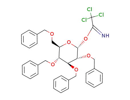 (2R,3R,4S,5R,6R)-3,4,5-Tris(benzyloxy)-6-((benzyloxy)methyl)tetrahydro-2H-pyran-2-yl 2,2,2-trichloroacetimidate