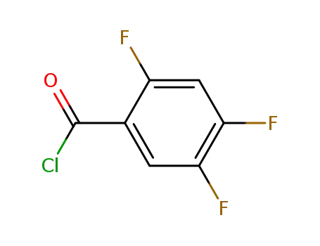 Molecular Structure of 88419-56-1 (2,4,5-Trifluorobenzoyl chloride)