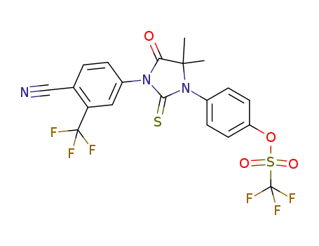 [4-[3-[4-cyano-3-(trifluoromethyl)phenyl]-5,5-dimethyl-4-oxo-2-thioxo-imidazolidin-1-yl]phenyl]trifluoromethanesulfonate