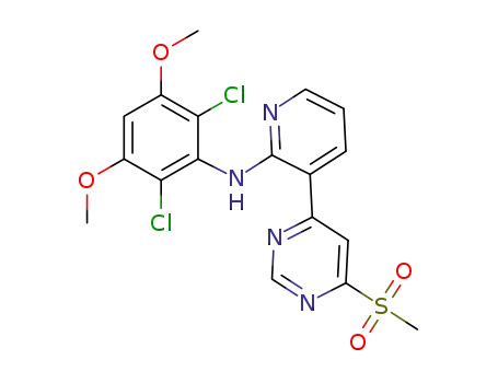 N-(2,6-dichloro-3,5-dimethoxyphenyl)-3-(6-(methylsulfonyl)pyrimidin-4-yl)pyridin-2-amine