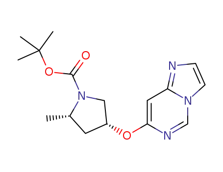 tert-butyl (2S,4R)-4-(imidazo[1,2-c]pyrimidin-7-yloxy)-2-methylpyrrolidine-1-carboxylate