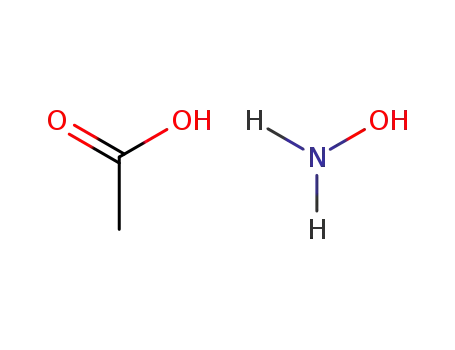 acetic acid; hydroxylamine