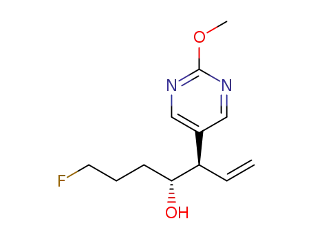 (3R,4R)-7-fluoro-3-(2-methoxypyrimidin-5-yl)hept-1-en-4-ol