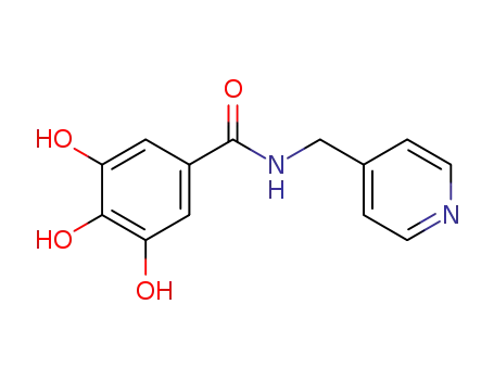 3,4,5-trihydroxy-N-(pyridin-4-ylmethyl)benzamide
