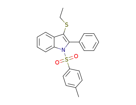 3-(ethylthio)-2-phenyl-1-tosyl-1H-indole