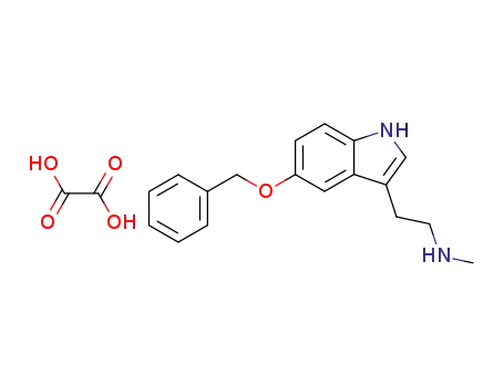 [2-(5-benzyloxy-indol-3-yl)-ethyl]-methyl-amine; hydrogenoxalate