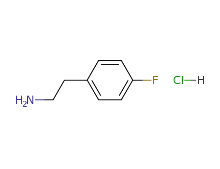 Molecular Structure of 459-19-8 (4-FLUOROPHENETHYLAMINE HYDROCHLORIDE)