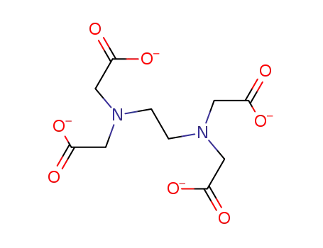 Molecular Structure of 150-43-6 (Glycine,N,N'-1,2-ethanediylbis[N-(carboxymethyl)-, ion(4-))