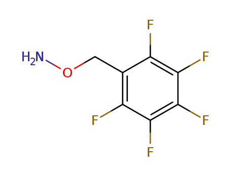 Molecular Structure of 72915-12-9 (Hydroxylamine, O-[(pentafluorophenyl)methyl]-)