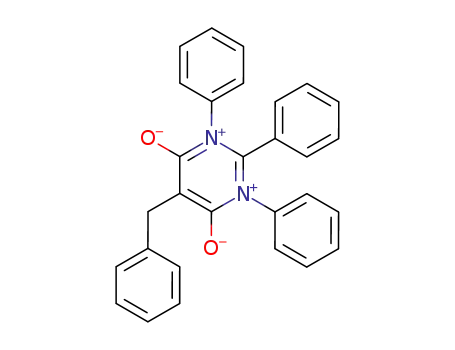 5-benzyl-3,4-dihydro-4-oxo-1,2,3-triphenylpyrimidin-1-ium-6-olate