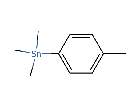 Molecular Structure of 937-12-2 (Stannane, trimethyl(4-methylphenyl)-)