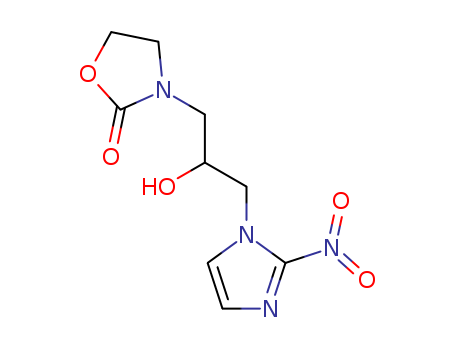 3-(2-HYDROXY-3-(2-NITRO-1H-IMIDAZOL-1-YL)PROPYL)-2-OXAZOLIDINONE