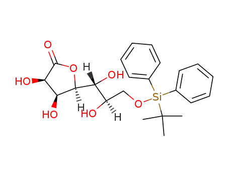7-O-tert-butyldiphenylsilyl-D-glycero-D-gulo-heptono-1,4-lactone