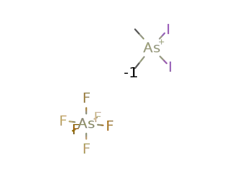 Diiodo(dimethyl)arsen(V)-hexafluoroarsenat