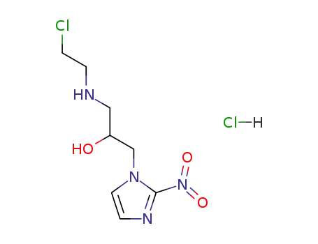 α-<<(2-chloroethyl)amino>methyl>-2-nitro-1H-imidazole-1-ethanol hydrochloride
