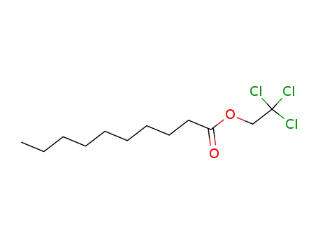 Molecular Structure of 84443-55-0 (Decanoic acid, 2,2,2-trichloroethyl ester)