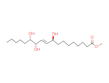 10-Octadecenoic acid, 9,12,13-trihydroxy-, methyl ester,
(9S,10E,12S,13S)-