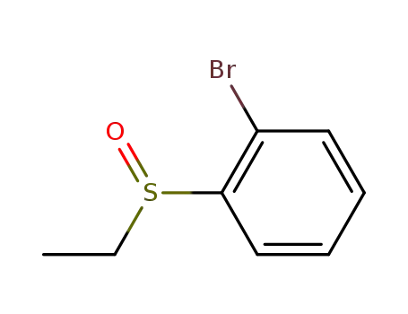 Molecular Structure of 112921-53-6 (Benzene, 1-bromo-2-(ethylsulfinyl)-)