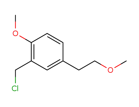 2-(chloromethyl)-1-methoxy-4-(2-methoxyethyl)benzene