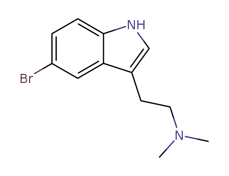 Molecular Structure of 17274-65-6 (5-BROMO-N,N-DIMETHYLTRYPTAMINE)