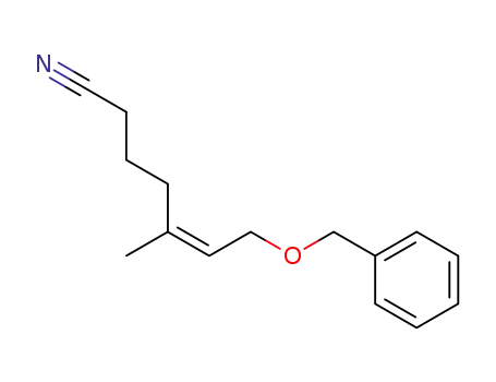 (Z)-7-benzyloxy-5-methyl-5-heptenenitrile
