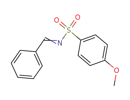 Molecular Structure of 52960-60-8 (Benzenesulfonamide, 4-methoxy-N-(phenylmethylene)-)
