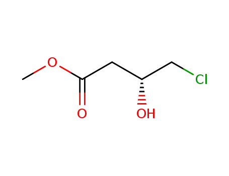 Molecular Structure of 88496-70-2 ((R)-4-CHLORO-3-HYDROXYBUTYRIC ACID METHYL ESTER)