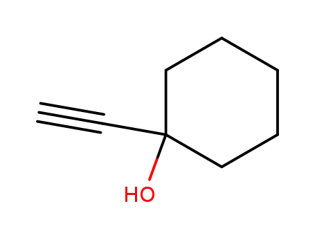 Molecular Structure of 78-27-3 (1-Ethynyl-1-cyclohexanol)