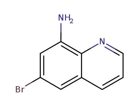 Molecular Structure of 57339-57-8 (6-bromoquinolin-8-amine)