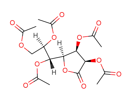 2,3,5,6,7-penta-O-acetyl-D-glycero-D-gulo-heptono-1,4-lactone