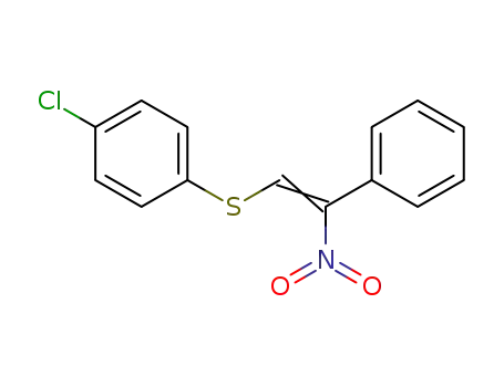2-(4-chlorophenylthio)-1-nitro-1-phenylethene