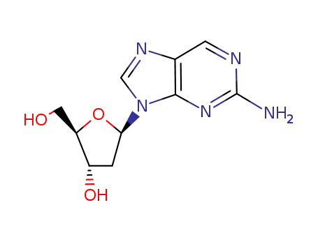 9H-Purin-2-amine,9-(2-deoxy-b-D-erythro-pentofuranosyl)- cas  3616-24-8