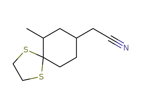4-cyanomethyl-1,1-ethylenedithio-2-methylcyclohexane