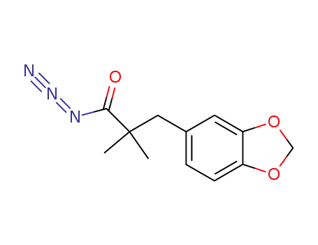 3-Benzo[1,3]dioxol-5-yl-2,2-dimethyl-propionyl azide