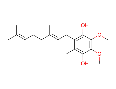 1,4-Benzenediol, 2-(3,7-dimethyl-2,6-octadienyl)-5,6-dimethoxy-3-methyl-, (E)-