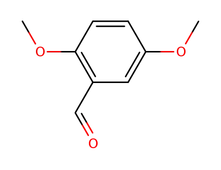 Molecular Structure of 93-02-7 (2,5-Dimethoxybenzaldehyde)