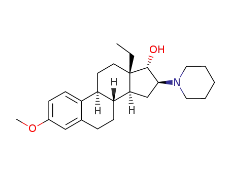 3-Methoxy-18-methyl-16β-piperidino-1,3,5(10)-oestratien-17α-ol