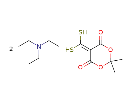 5-Dimercaptomethylene-2,2-dimethyl-[1,3]dioxane-4,6-dione; compound with triethyl-amine