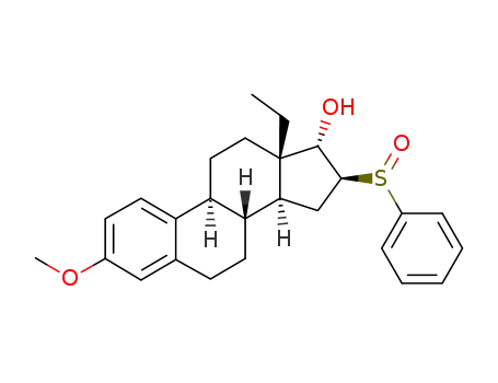 (S)-3-Methoxy-18-methyl-16β-phenylsulfinyl-1,3,5(10)-oestratrien-17α-ol