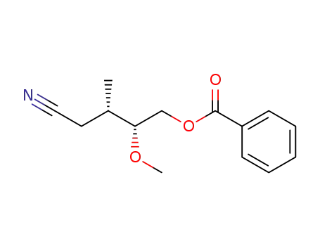 (3S,4R)-5-benzyloxy-4-methoxy-3-methylpentanenitrile