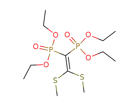 tetraethyl 2,2-di(methylthio)ethenediylidenediphosphonate