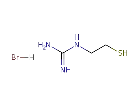 Molecular Structure of 4337-69-3 (Guanidine, (2-mercaptoethyl)-, monohydrobromide)