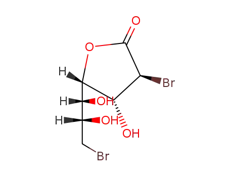 2,7-dibromo-2,7-dideoxy-D-glycero-D-ido-heptono-1,4-lactone