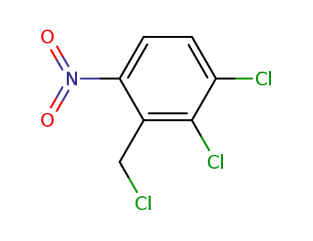 Molecular Structure of 192124-88-2 (2,3-Dichloro-6-Nitrobenzyl Chloride)