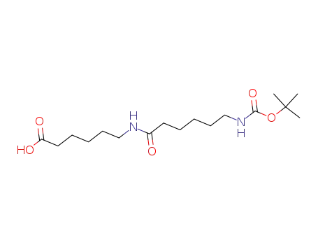 Molecular Structure of 14254-45-6 (Hexanoic acid,
6-[[6-[[(1,1-dimethylethoxy)carbonyl]amino]-1-oxohexyl]amino]-)