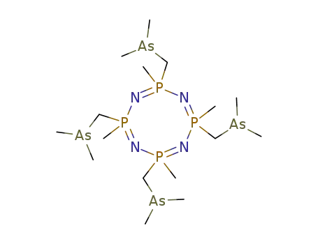 2,4,6,8-Tetrakis-dimethylarsanylmethyl-2,4,6,8-tetramethyl-2λ5,4λ5,6λ5,8λ5-[1,3,5,7,2,4,6,8]tetrazatetraphosphocine