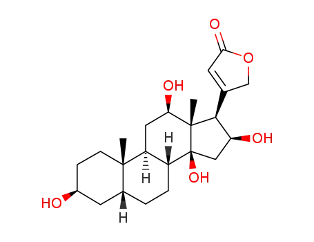 (3beta,5beta,12beta,16beta)-3,12,14,16-tetrahydroxycard-20(22)-enolide